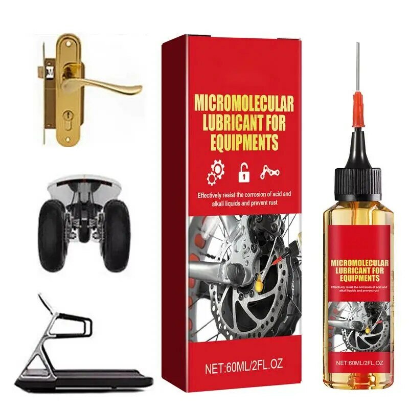 Machine Lubricant 60ml for Door Locks Bicycle Chains Motorcycle Electric Fans High Temperature Resistant Lubricant Anti Rust