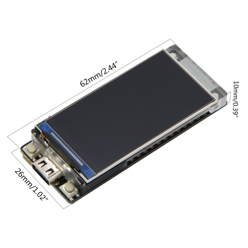 LILYGO-Placa de desarrollo de pantalla LCD T-Display-S3 1,9 En ST7789, módulo inalámbrico WIFI ESP32-S3, W3JD