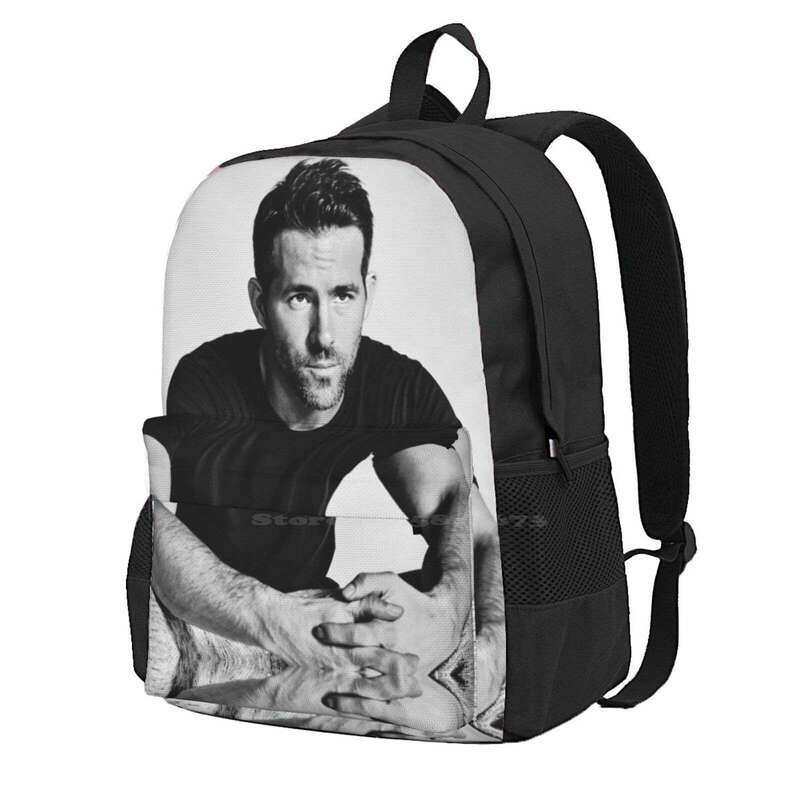 Sac à dos de voyage pour ordinateur portable, sacs d'école, Ryan Reynolds
