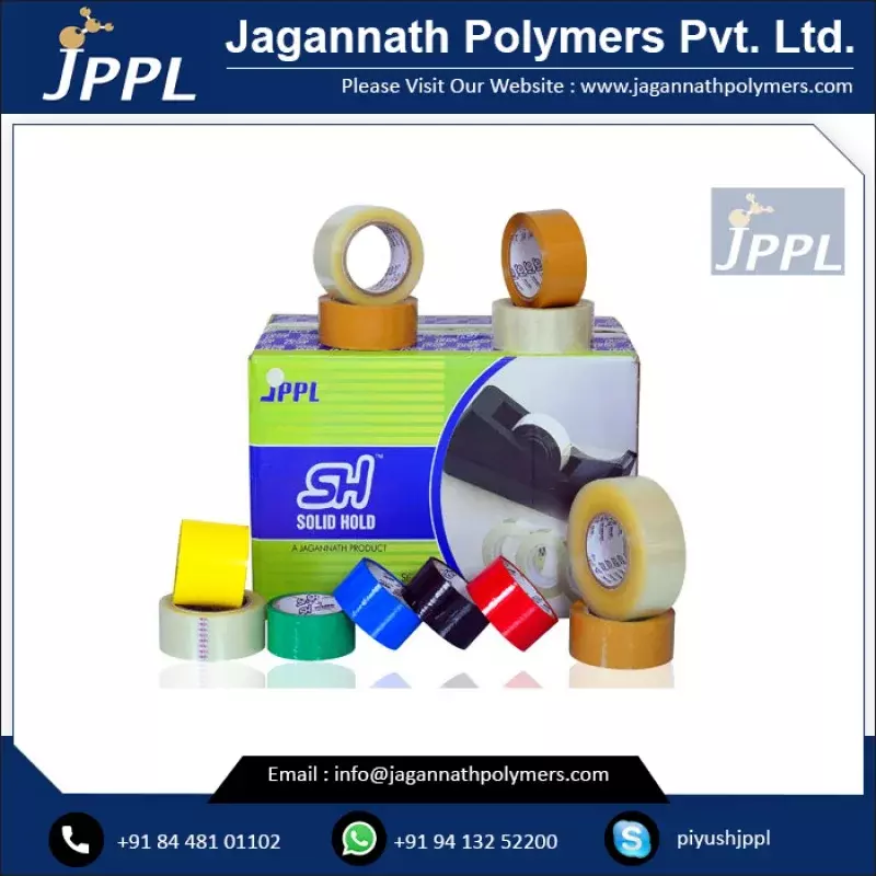 Op Maat Gemaakte Producttop Kwaliteit Bopp Zelfklevende Tapes Custom Logo Kleur Bedrukte Kartonnen Verpakking Van Indiase Leverancier
