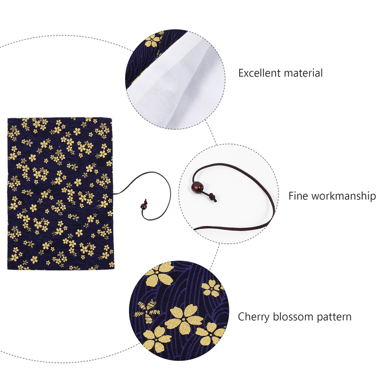 Funda de flor de cerezo ajustable A5, Protector de flor de cerezo decorativo, tela hecha a mano