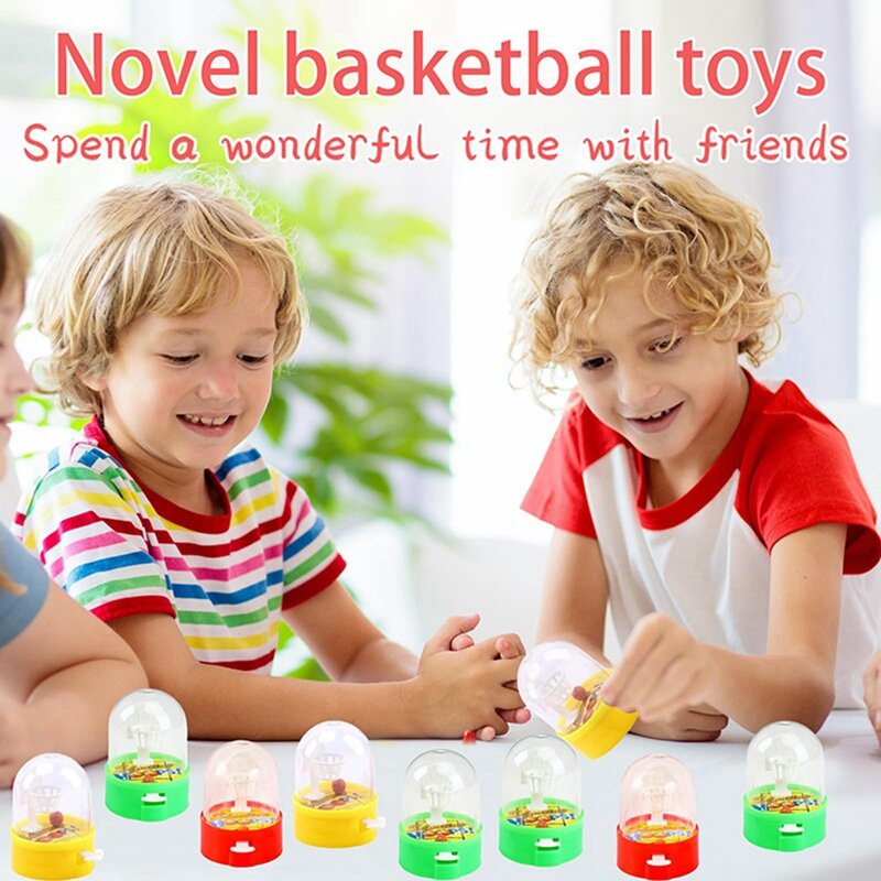 50PCS Mini Desktop Fingers Basketball Game Toys Kids Birthday Party Favors Supplies Pinatafiller Sport Party