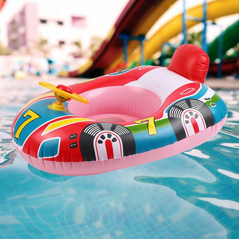 Anelli per piscina letti ad aria con volante galleggianti gonfiabili per bambini galleggiante per nuoto per bambini per ragazze ragazzi estate bambini all'aperto