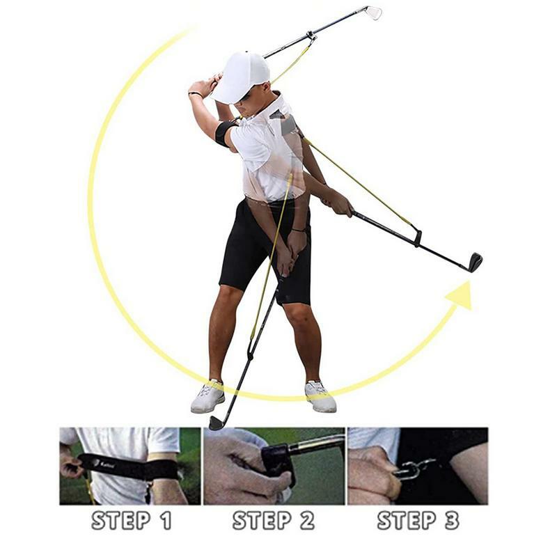 Golf Swing Arm Trainer Golf Swing Speed Trainer Golf Swing Trainings hilfe Korrektur Gurt tragbare Haltung Trainer einstellbar