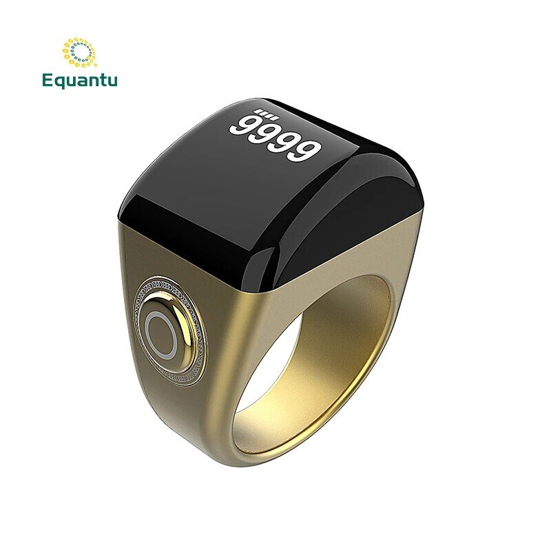 Zikr Ring Counter AzAn Quran APP Function Health Rechargeable Smart Islamic Ring