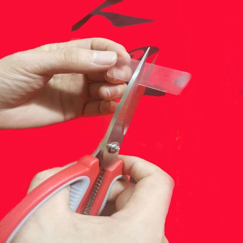 60 teile/paket Unsichtbare Aufkleber Transparent Klebstoff Spurlose Klebeband Sticky Befestigungs Band Dicht Aufkleber für DIY Kunst Handwerk