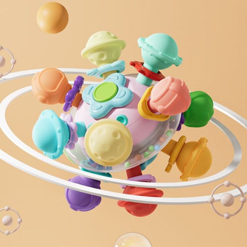 다채로운 BPA 프리 감각 씹기 장난감, 식품 등급 아기 감각 장난감, 내구성 무연 조기 교육 장난감