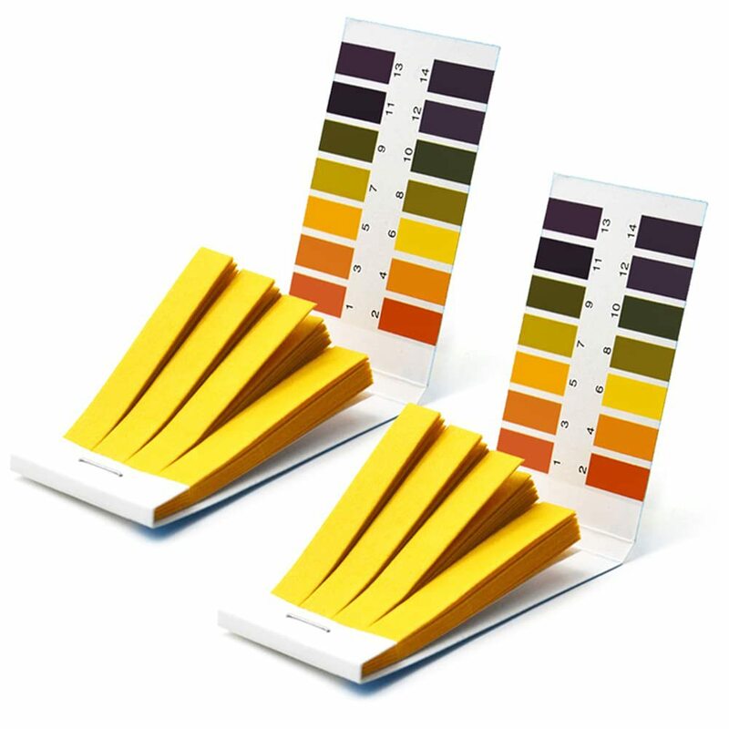 80 Strips Professional 1-14 ph Litmus Paper Ph Test Strips Water Cosmetics Soil Acidity Test Strips with Control Card