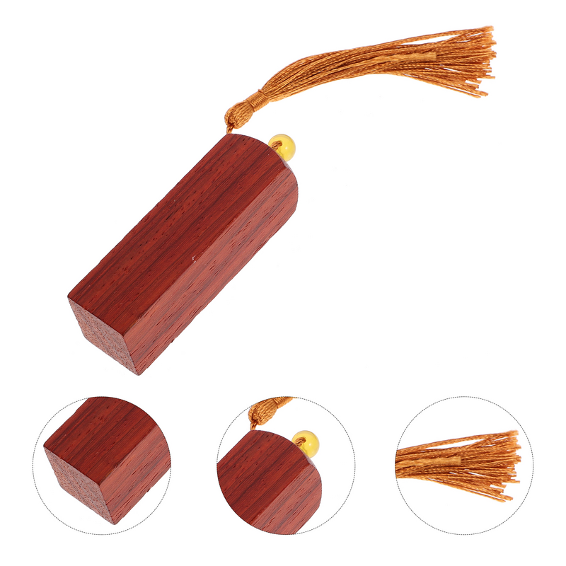 Blank Seal Wood for DIY Stamper Characters Sealing Names Carving Supply Chinese