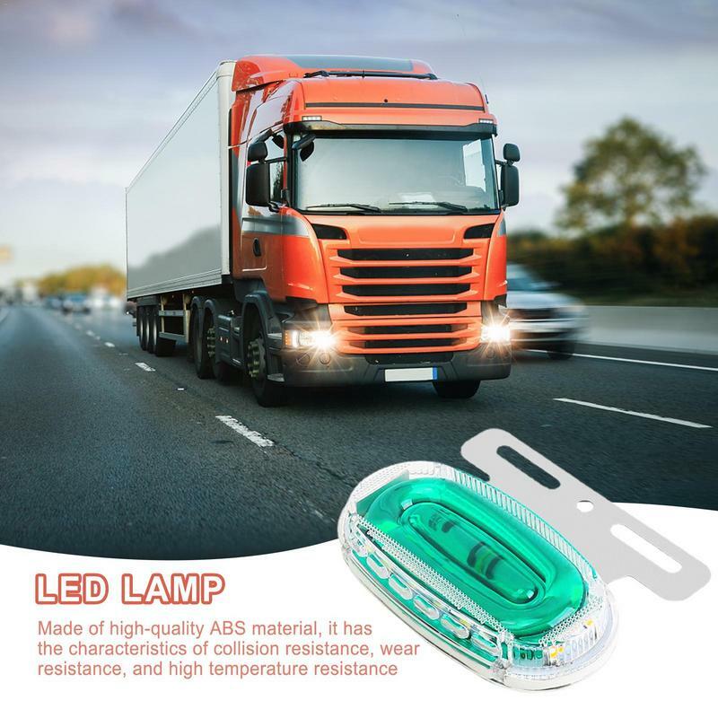 LED Trailer Lights Rectangular Indicators Side Marker Light Clearance Waterproof Dustproof Night Safety Accessory 5 Colors
