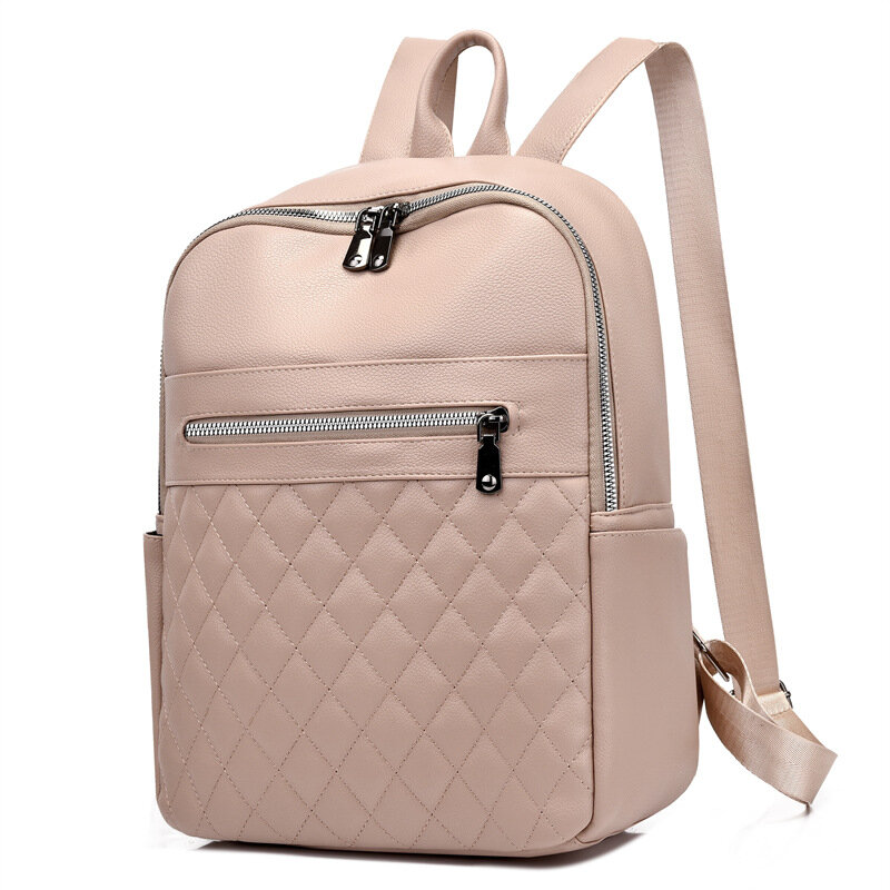 Women's Backpack 2023 Women's New Street Trend Minimalist Computer Bag High Capacity Travel Backpack