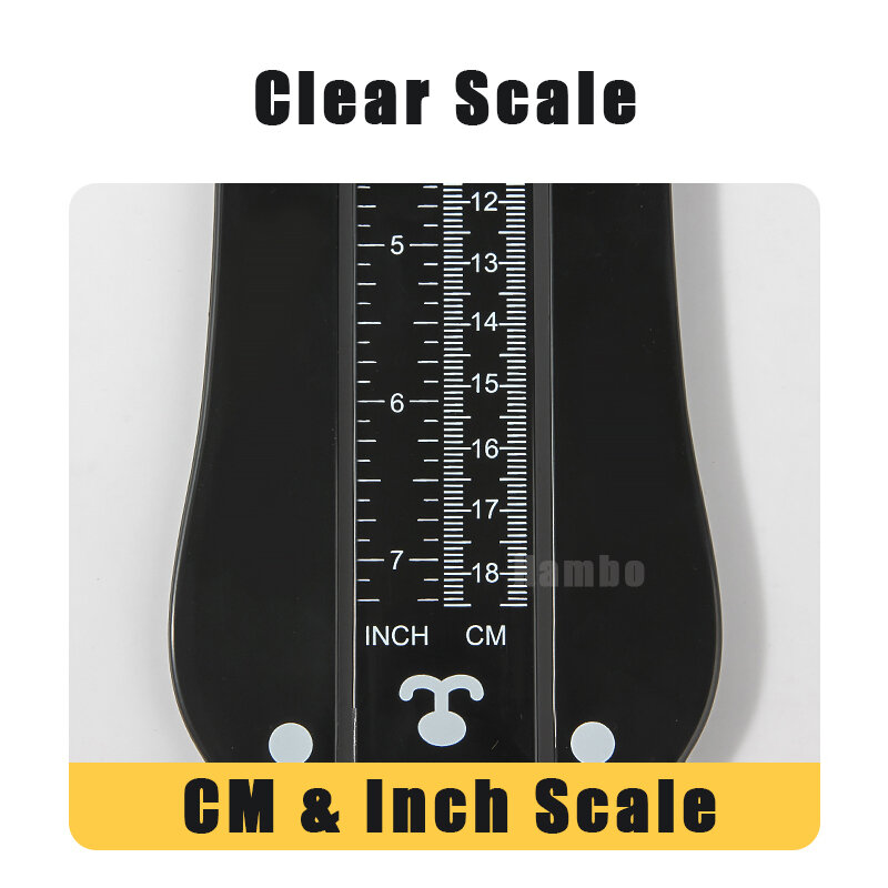 Medidor de medida de pie para niños, herramienta de regla de medición de tamaño, accesorios para zapatos infantiles