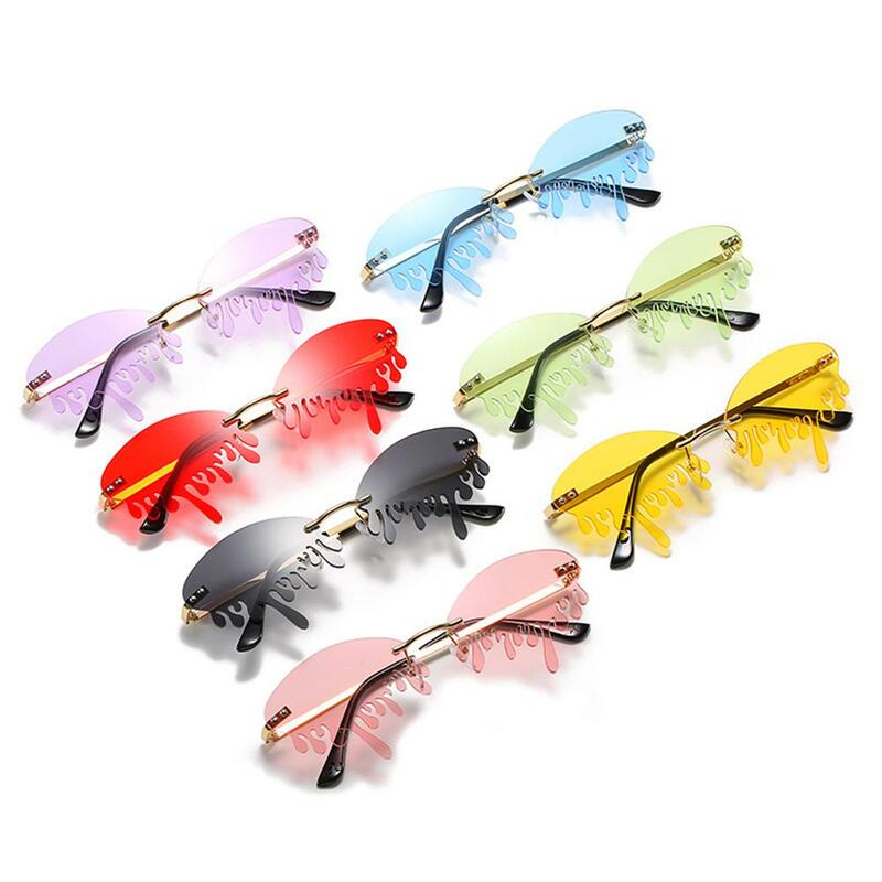 Gafas de sol de diseño único para mujer, lentes de sol para playa de alta calidad, de 1 a 10 piezas, a la moda, superventas