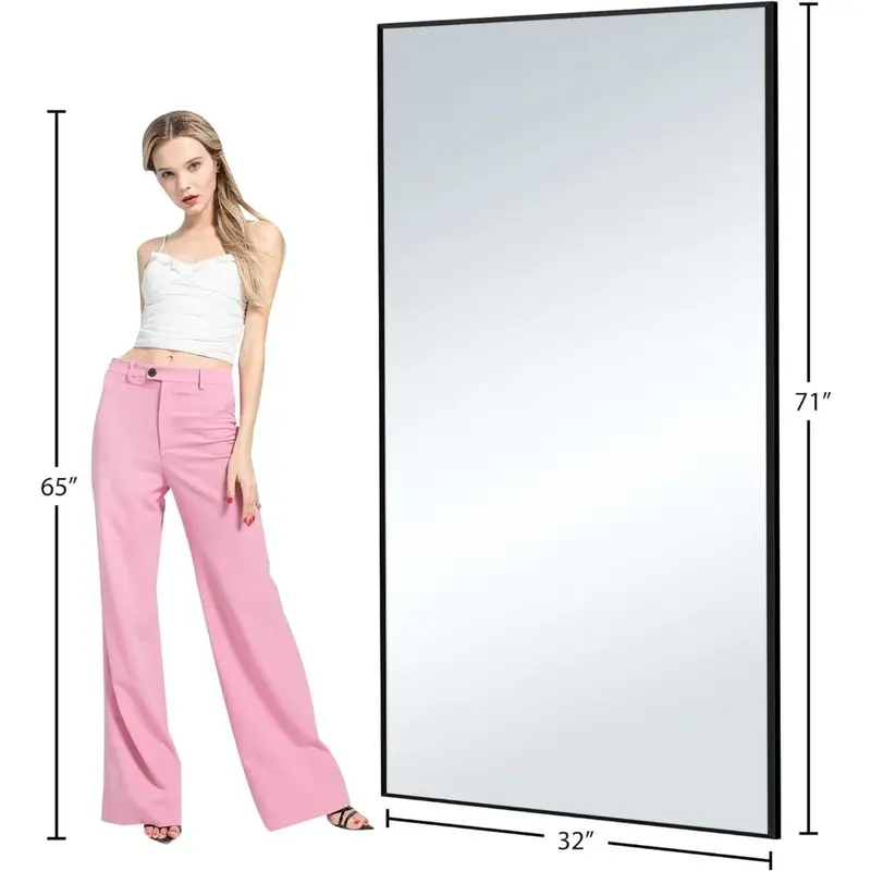 Cermin besar 71 ''× 32'' Full Body cermin kamar mandi ruang tamu pengiriman gratis furnitur rumah