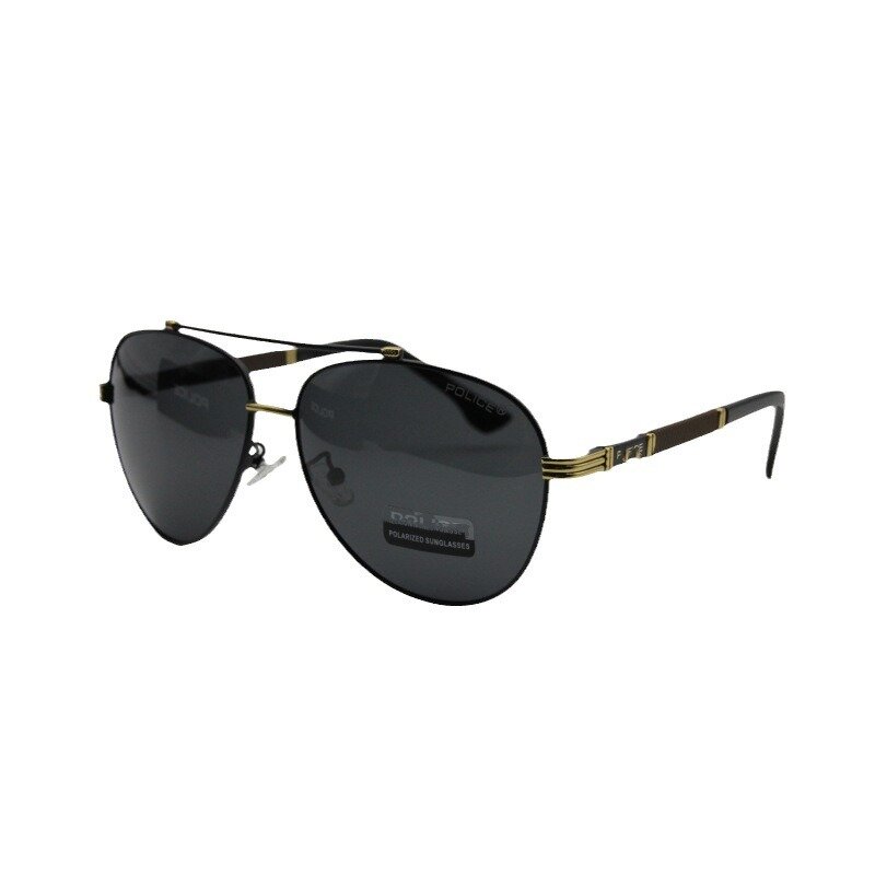 Óculos Polarizados Police Sunglasses para Homens, Armação Grande, Condução Exterior, Óculos Anti UV, Novo
