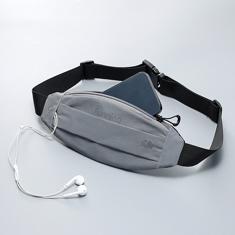 Bolsa de cintura de corrida masculina e feminina, bolsa esportiva multifuncional, equipamento ao ar livre, impermeável, invisível, mini sacolas de peito