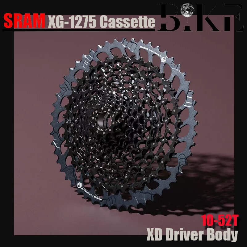 SRAM – Cassette de vélo GX EAGLE XG-1275 10-50T 10-52T, 12 vitesses, pour vtt, roue libre, convient uniquement aux moyeux XD