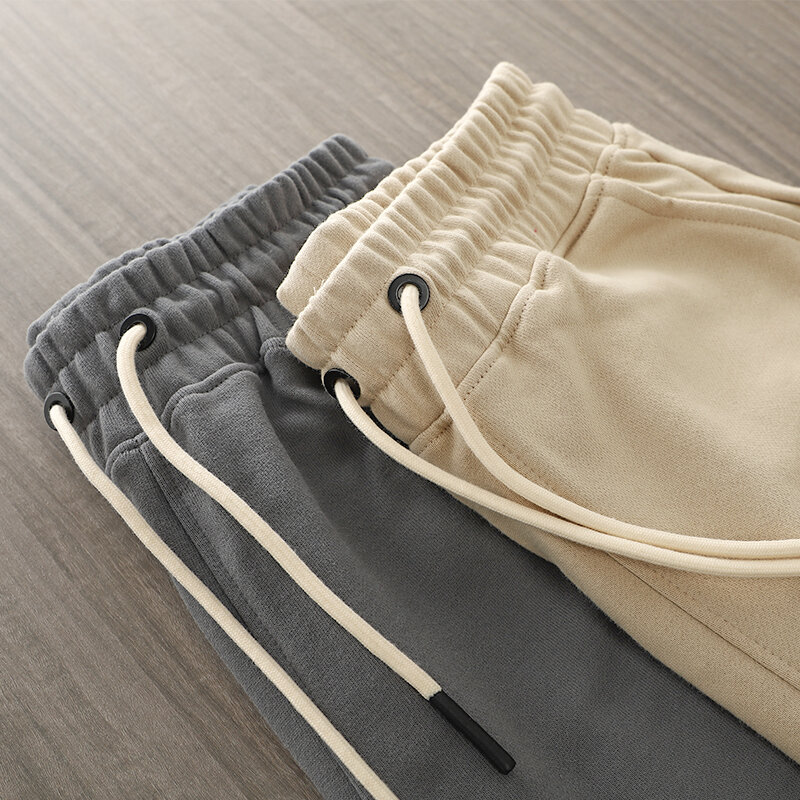 DUEllen-Short en coton de style japonais pour homme, pantalon de sport extérieur, pantalon à cinq points, 360G, été, marée, document solide japonais
