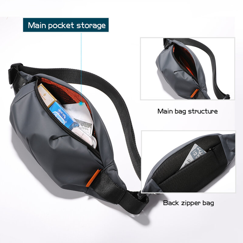 Hk Multifuctional Waist Bag For Men Belt Bag Waist Pack Male Outdoor Travel Sports Man Belt Pouch Fashion Men Women Fanny Pack