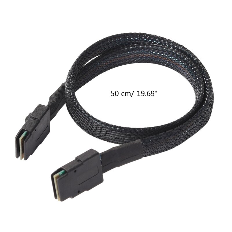 Cable Mini  SFF-8087 to SFF-8087 Adapter Cord , 50cm Hard  Server Extension Cable Wire Converter Cord