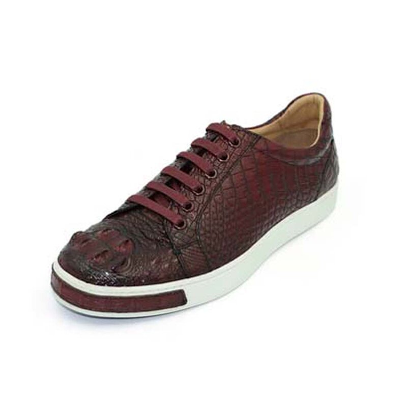Hulangzhishi personalizado sapatos de crocodilo rendas-up lazer sapatos planos homens sapatos de crocodilo moda masculina lazer sapatos de crocodilo