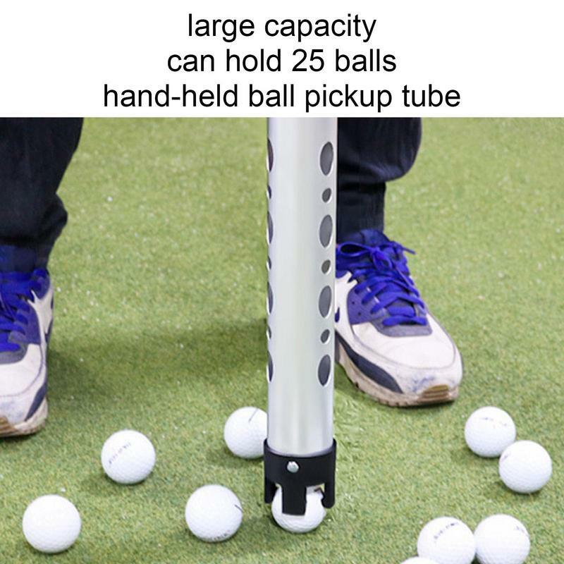 Tubo de recolección de bolas de Golf profesional, herramienta de recolección de bolas de gran capacidad para campo de Golf, tamaño estándar