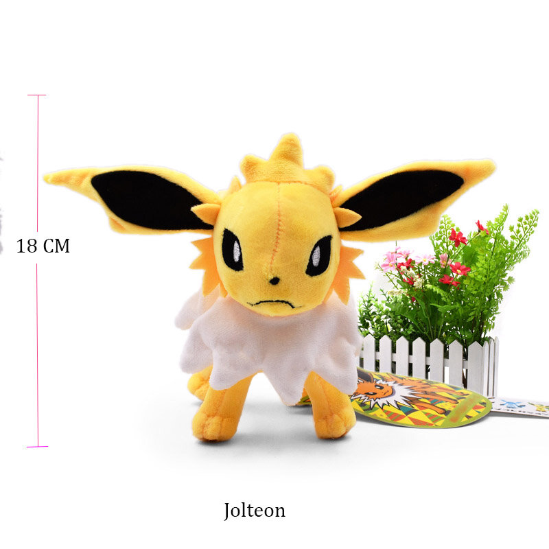 14 Style Standing Eevee Plush Toy Pokemon Shiny Umbreon Vaporeon Jolteon Flareon Espeon Leafeon Stuffed Doll Peluche Gift