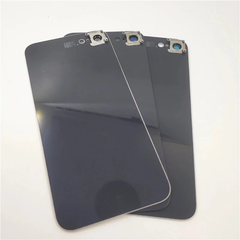 Стеклянная Крышка батарейного отсека для iPhone 8 Plus 8G, Задняя стеклянная панель с рамкой для объектива камеры