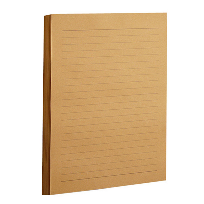 100 Blatt ausgekleidet Brief papier a5 Brief witting Werkzeuge Schriftzug Papiere Malerei Schreiben Student Briefpapier Retro