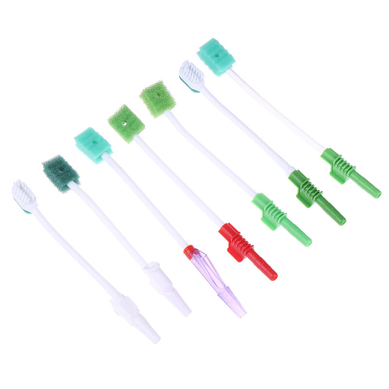 Einweg medizinische Schwamm Zahnbürste ICU Saug tupfer Mundpflege Einweg Saug zahnbürste System Mundhygiene