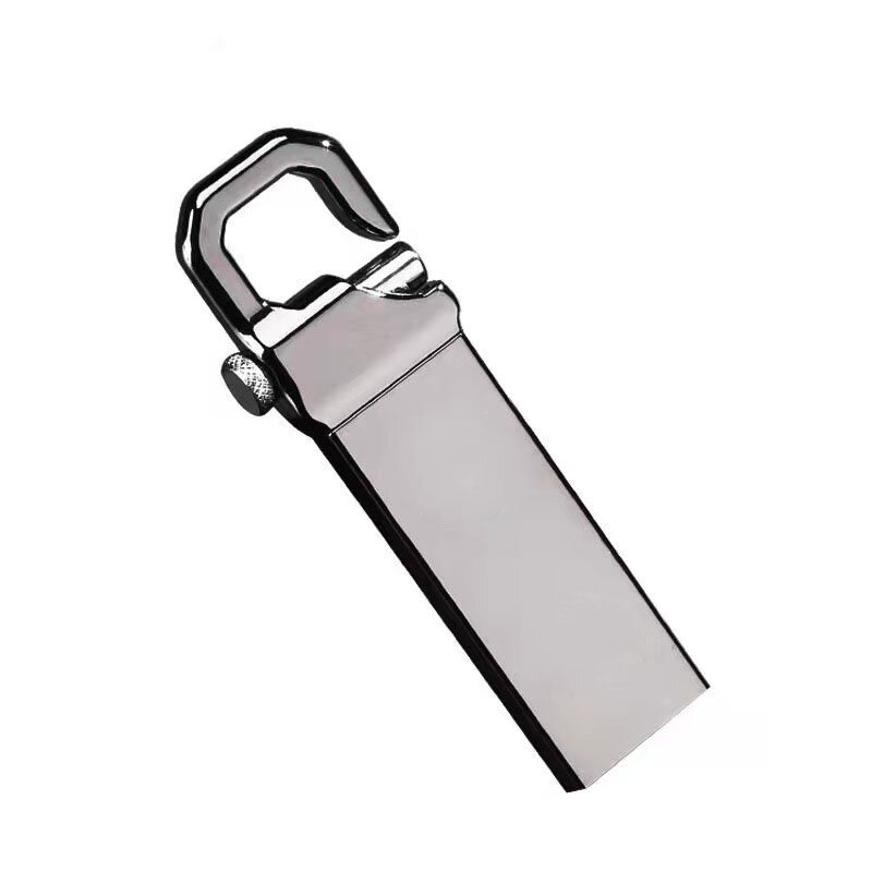 ALUNX-Metal USB Flash Drive, Pendrive, Pen Drive, 100% genuíno, 128GB, 32GB, 4 GB, 64 GB, 8GB, 16 GB