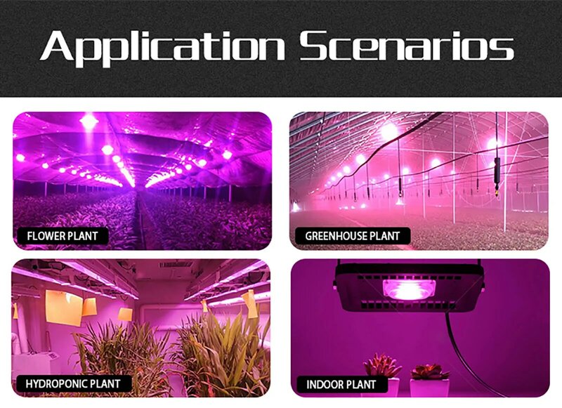 屋内植物栽培用のLEDチップライト,植物栽培用のダイオードライトac220v,240v,20w,30w,50w,フルスペクトル,ドライバーなし
