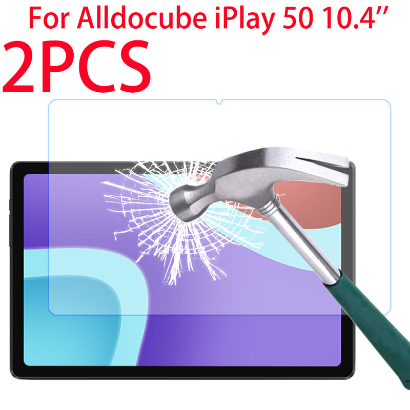 Protetor de tela de vidro temperado, Alldocube iPlay 50, 10,4 ", película protetora, 9H, 2Pcs