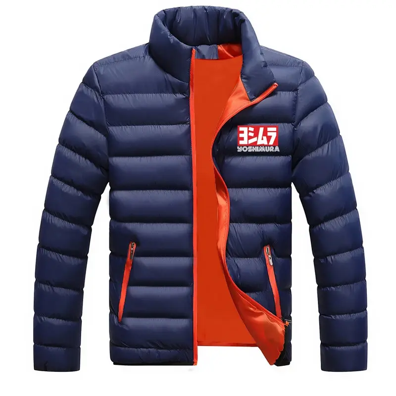 Jaqueta estilo clássico estampa da marca Yoshimura masculina, popular, personalizável, algodão, monocromática, jaqueta confortável, outono, 2022