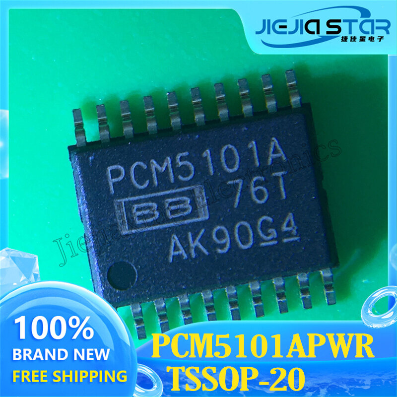 전자 주식 TSSOP-20 디지털 아날로그 변환기 칩, PCM5101APWR, PCM5101A, 3 ~ 10 개, 무료 배송, 신제품