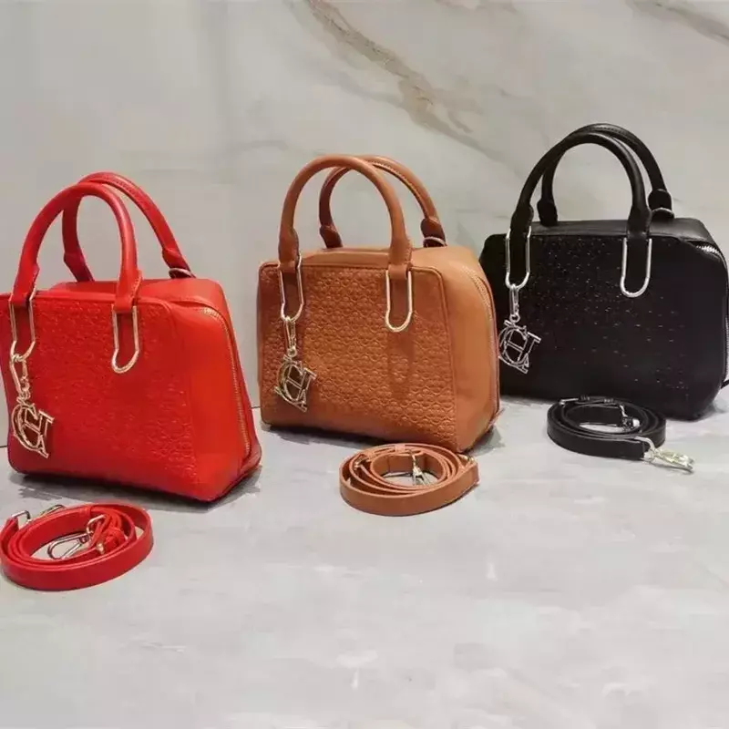 Роскошная брендовая сумка из натуральной кожи CHCH HCHC 2024, Новая высококачественная однотонная модная сумка через плечо, кошелек и сумки, Роскошный дизайнерский Gg