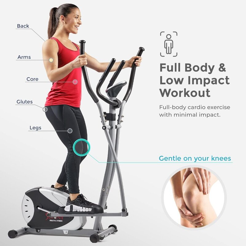 Legacy Stepping Elliptical Machine, Total Body Cross Trainer, Low Impact Exercise Equipment