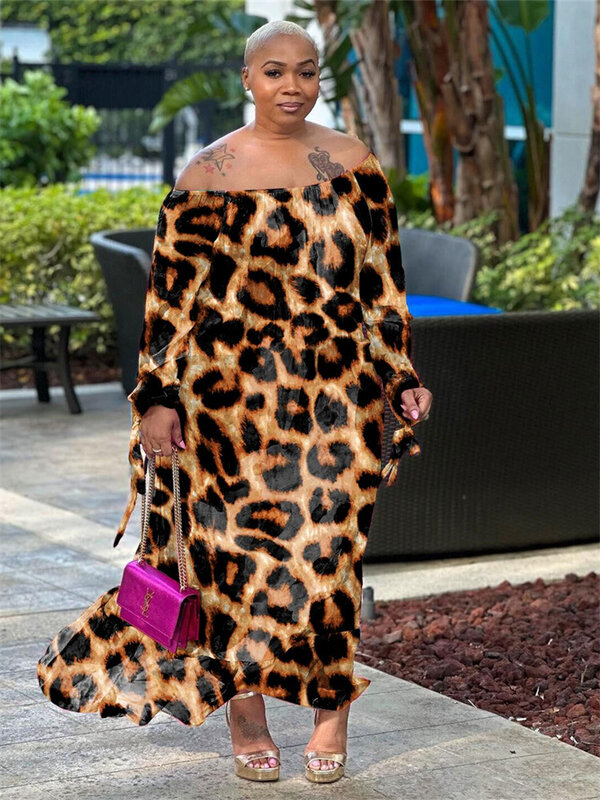 SOMO Plus Size Africa Maxi Dress nuovo In abiti estivi formale sciolto stampa floreale ElegantOutfits Dropshipping all'ingrosso 2023