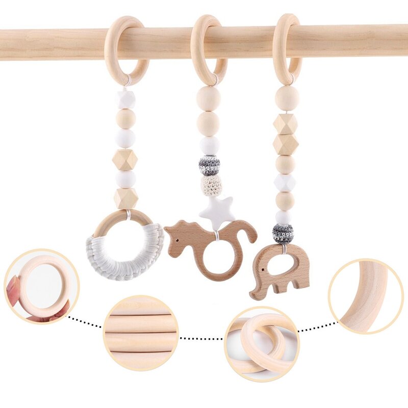 Bagues en bois naturel de 70mm, 25 pièces, anneau en bois de macramé inachevé, pour bricolage artisanal, pendentif bijoux exécutif