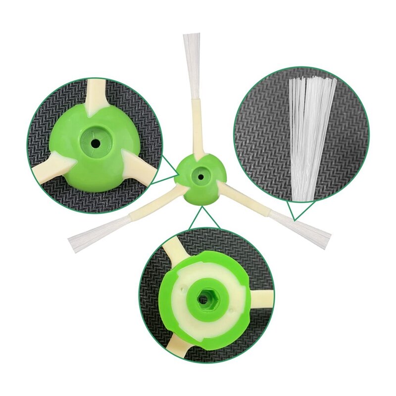 Kit de accesorios de repuesto compatibles con Irobot Roomba I3, I4, I5, I7, E5, E6, E7, cepillo lateral con filtro HEPA