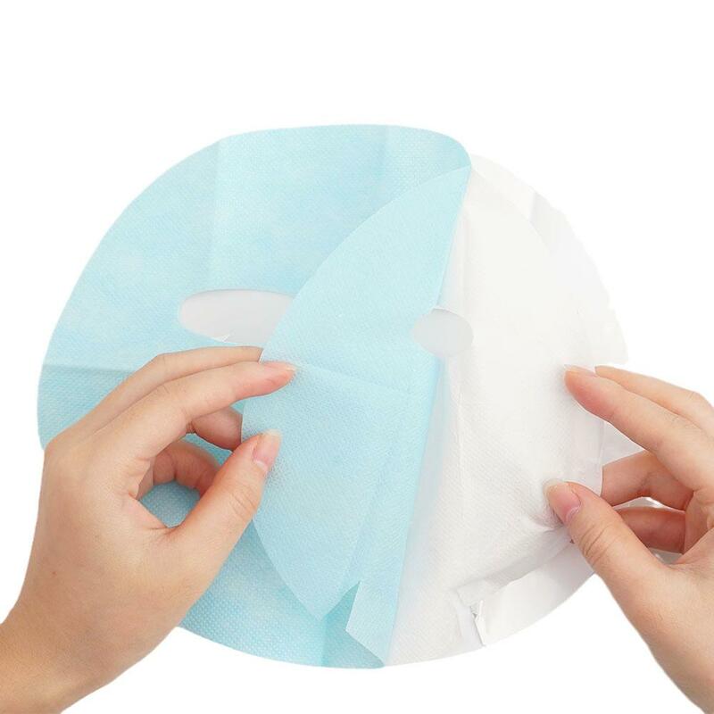 1 buah kertas pelapis kolagen Nano larut Masker wajah kain dahi kertas Film larut dalam kolagen Film kain pipi air A4B1
