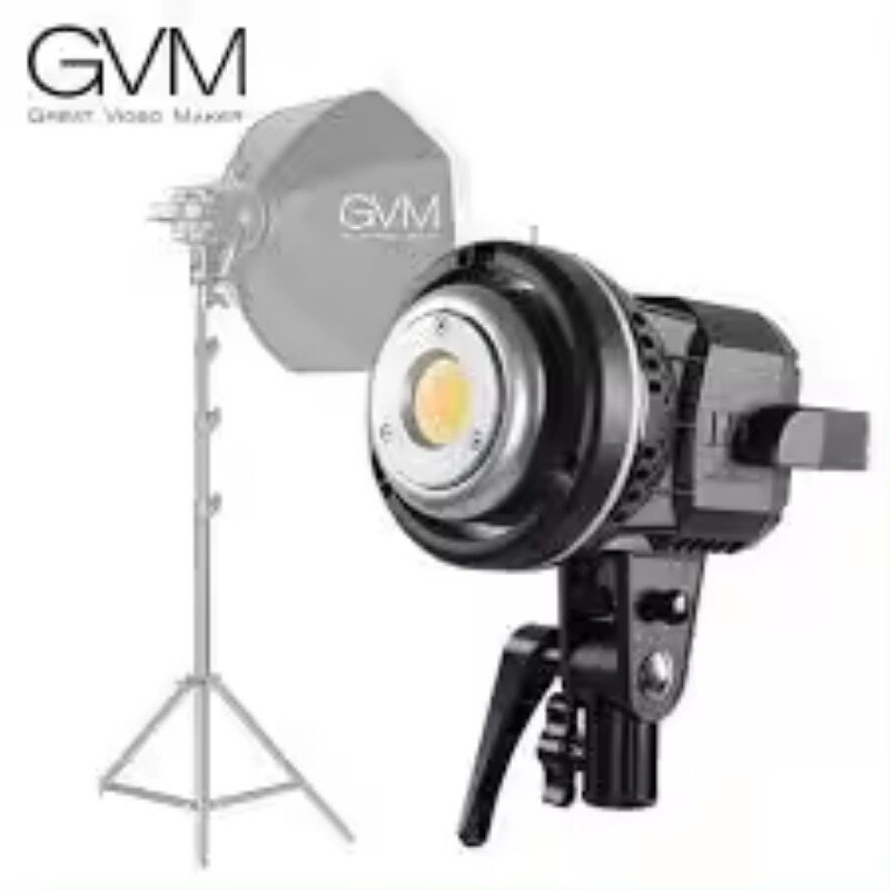 Yun Yi-GVM-SD200D LED Video Light, High Power LED Spotlight, Bi-Color Dia Luz, 200W