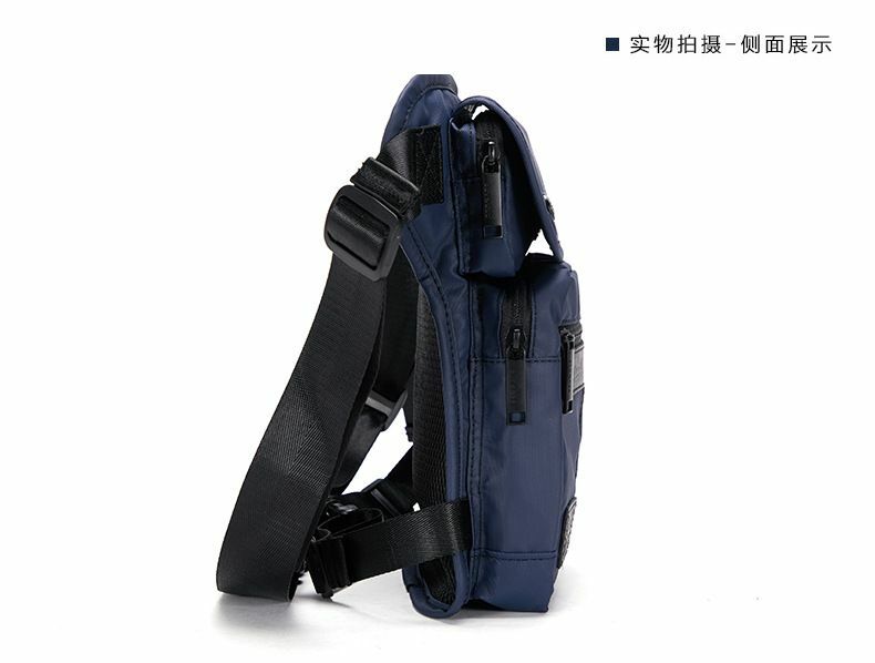 Bolsa de cintura casual masculina, bolsa de cintura, lona de qualidade, design impermeável, bolsa de perna militar, bolso para motocicleta