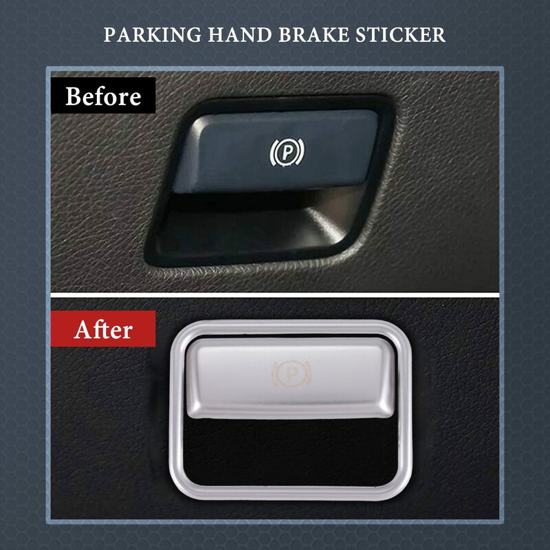 Car Parking Hand Brake Sticker P Button Brake Switch Frame Cover Trim for ML350 GL450 W166 W176 W246 X156