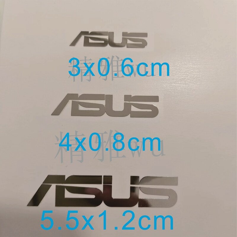 Hoge-Kwaliteit Metalen Logo Sticker Voor Asus Logo Gepersonaliseerde Diy Decoratie Laptop Metalen Sticker