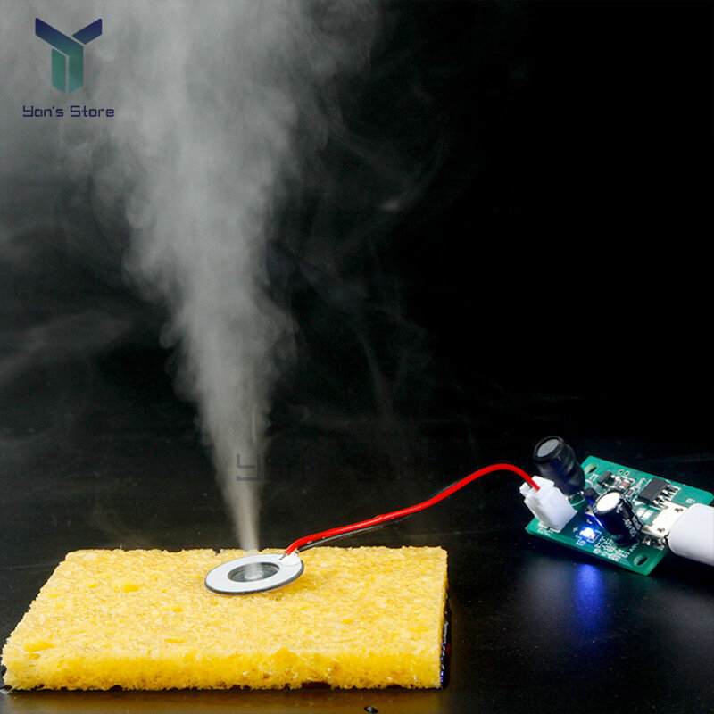 20mm Fogger Mist Maker piastra per pellicola di atomizzazione ad ultrasuoni atomizzatore ad ultrasuoni accessori per umidificatore guarnizione in gomma parti di riparazione