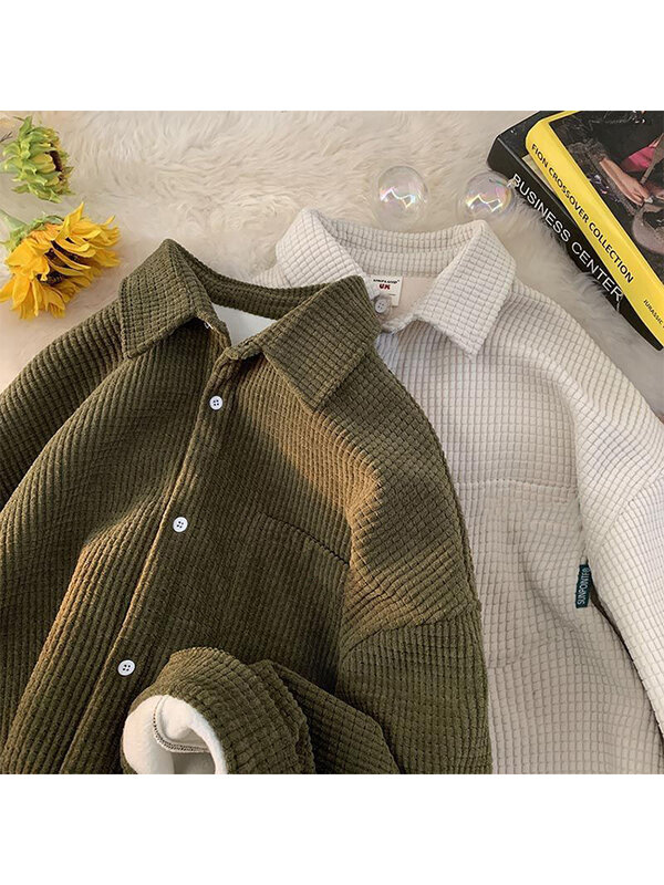 Wiosna Harajuku Vintage z długim rękawem przyczynowe zaprojektowane koszule w szkocką kratę damska w stylu koreańskim Streetwear jednokolorowa bluzka bluzki damskie