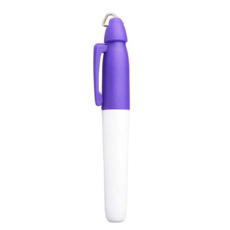 Golfball Liner Marker Pen Ausrichtung Fadeless Golfball Liner Marker Kunststoff klein mit Hang Hook neu
