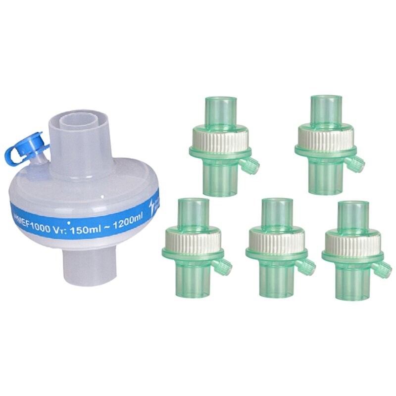 HFES 1 Pcs 10 X 10Cm CPAP Bacterial Viral Filter & 5PCS 13Mm CPAP Filter Viral Airborne Allergens CPAP Bacterial Viral Filter