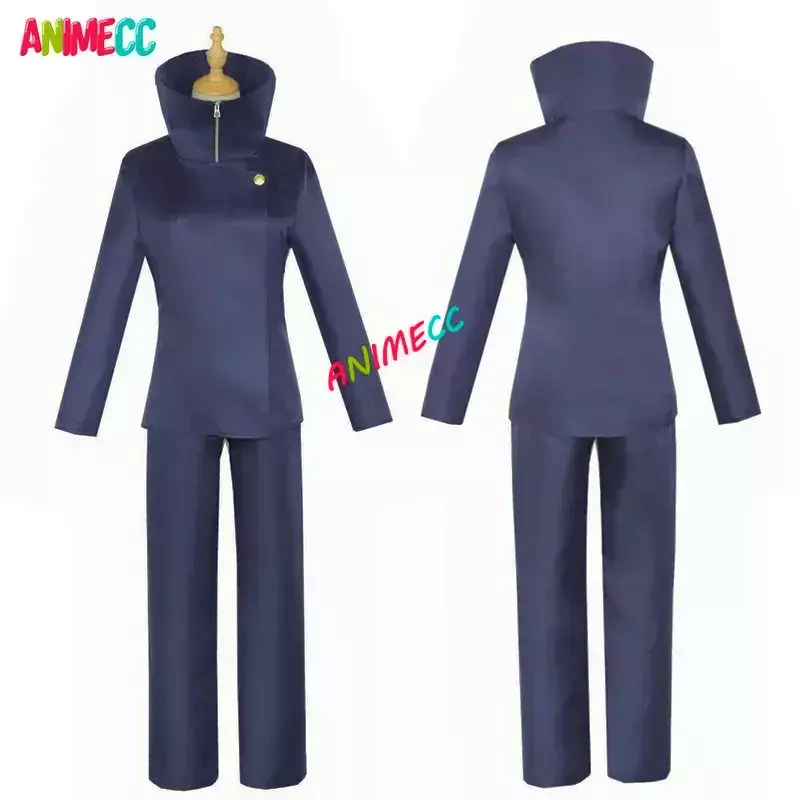 ANIMECC-Disfraz de Cosplay de Toge Inumaki para hombres, peluca, tatuaje, pegatina, zapatos, Halloween, fiesta de Navidad, uniforme escolar, en Stock, S-2xL